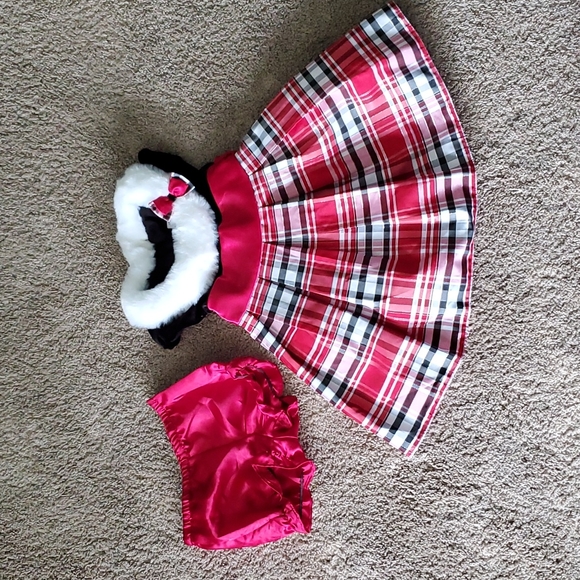 Plaid Holiday Dress - Picture 2 of 6